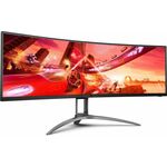 AOC Agon AG493UCX2 monitor, VA, 49", 32:9, 5120x1440, 165Hz, USB-C, HDMI, Display port, USB