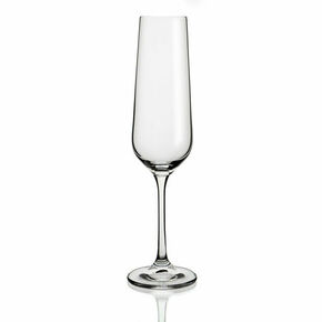 NEW Kozarec za šampanjec Belia Bohemia Prozorno Steklo 6 kosov (20 cl)