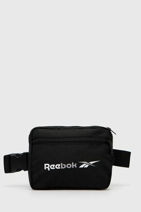 Pasna torbica Reebok črna barva - črna. Majhna pasna torbica iz kolekcije Reebok. Model na zapenjanje