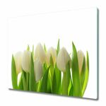 tulup.si Steklena podloga za rezanje Tulipani 2x30x52 cm
