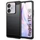 Ovitek Carbon Shield TPU za Xiaomi Redmi 13C 5G/Poco M6/Poco C65 - Črna KP30011