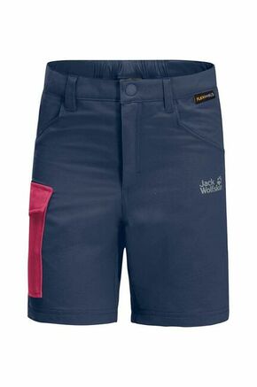 Otroške kratke hlače Jack Wolfskin ACTIVE SHORTS K - modra. Otroške kratke hlače iz kolekcije Jack Wolfskin. Model izdelan iz tkanine.