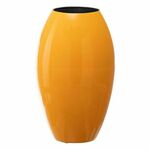 BigBuy Vaza 21,5 x 21,5 x 36 cm Keramika Rumena