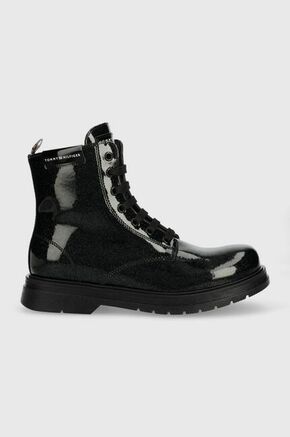Pohodni čevlji Tommy Hilfiger T4A5-33032-1237 S Black 999