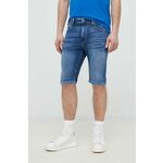 Jeans kratke hlače Pepe Jeans Jack moške - modra. Kratke hlače iz kolekcije Pepe Jeans. Model izdelan iz jeansa. Izjemno udoben material.