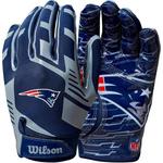 New England Patriots Wilson NFL Stretch Fit rokavice