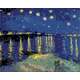 Zuty Barvanje po številkah Zvezdna noč nad Rono (Van Gogh)