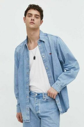 Jeans srajca Diesel moška - modra. Srajca iz kolekcije Diesel