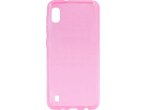 Chameleon Samsung Galaxy A10 - Gumiran ovitek (TPU) - roza-prosojen svetleč