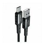 AceFast Kabel USB-C na USB-C 1,2 m C1-04 (črn)