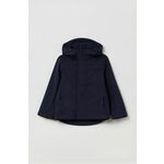 OVS otroška jakna - mornarsko modra. Jakna iz kolekcije OVS. nenaolirano model izdelan iz gladkega materiala.