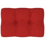 vidaXL Blazina za kavč iz palet rdeča 60x40x10 cm