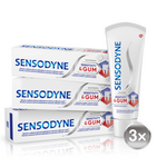 Sensodyne Sensitivity&amp;Gum Whitening zobna pasta, 3 x 75 ml