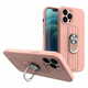 MG Ring silikonski ovitek za iPhone 13, roza