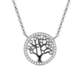 Beneto Srebrna ogrlica z drevesom življenja AGS360 / 47 srebro 925/1000