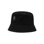 Bombažni klobuk Armani Exchange črna barva - črna. Klobuk iz kolekcije Armani Exchange. Model z ozkim robom, izdelan iz enobarvnega materiala.