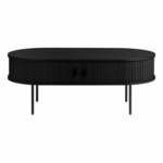 Črna mizica 60x120 cm Nola – Unique Furniture