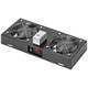 Digitus hladilna enota 2x ventilator s termostatom črna DN-19 FAN-2-WM-T-SW