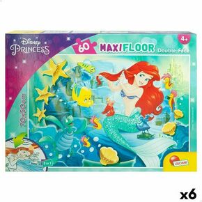 Otroške puzzle princesses disney dvostransko 60 kosi 70 x 1