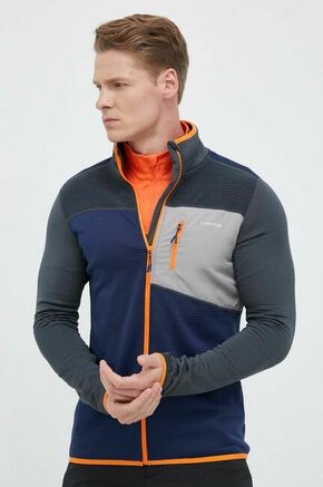 Športni pulover Viking Midland siva barva - siva. Športni pulover iz kolekcije Viking. Model z zapenjanjem na zadrgo
