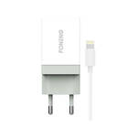Foneng omrežni polnilnik k210, 1xusb + lightning usb kabel