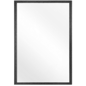 Beliani Stensko ogledalo 60 x 90 cm črno MORLAIX