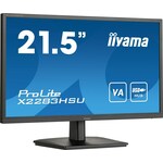 Iiyama X2283HSU-B1 monitor, VA, 21.5", 16:9, 1920x1080, 75Hz, HDMI, Display port, USB