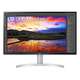 LG UltraFine 32UN650-W monitor, IPS, 31.5"/32", 16:9, 3840x2160, 60Hz, pivot, HDMI, Display port, VGA (D-Sub), USB