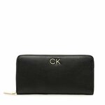 Calvin Klein Velika ženska denarnica Re-Lock Z/A Wallet Lg Pbl K60K610967 Črna