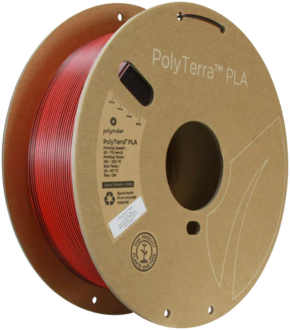 PolyTerra PLA Dual Shadow Red Black-Red - 1