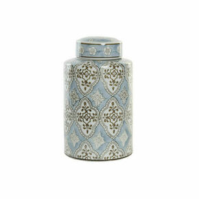 DKD Home Decor Vaza DKD Home Decor porcelan bež modra 18 x 18 x 30 cm Arabski