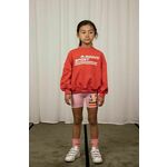 Otroške kratke hlače Mini Rodini roza barva - roza. Otroški kratke hlače iz kolekcije Mini Rodini. Model izdelan iz pletenine s potiskom.