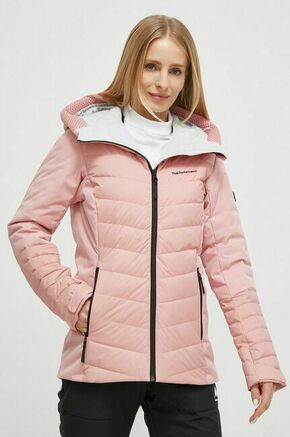 Smučarska jakna s puhom Peak Performance Blackfire roza barva - roza. Smučarska jakna s puhom iz kolekcije Peak Performance. Model izdelan iz trpežnega materiala z vodoodporno prevleko.