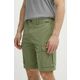 Bombažne kratke hlače Napapijri N-Deline zelena barva, NP0A4HOTGAE1 - zelena. Kratke hlače iz kolekcije Napapijri. Model izdelan iz bombažne tkanine. Izdelek je pobarvan na poseben način, da se doseže učinek barvanja oblačil. Pri posameznih...