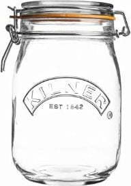 Kilner Okrogli stekleni kozarec za shranjevanje (1 liter) - 1 k.