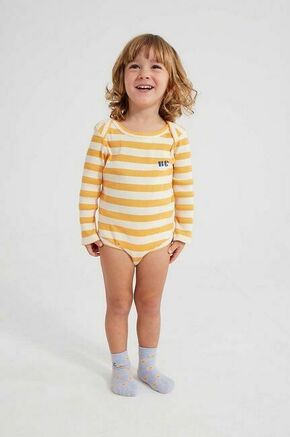 Body za dojenčka Bobo Choses 2-pack - rumena. Body za dojenčka iz kolekcije Bobo Choses. Model izdelan iz udobne pletenine.