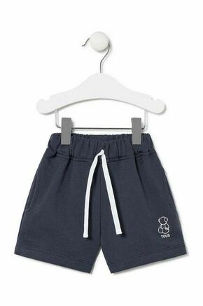 Bombažne kratke hlače za dojenčke Tous zelena barva - zelena. Kratke hlače za dojenčka iz kolekcije Tous. Model izdelan iz udobne pletenine.