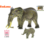 Zoolandia slon s mláďaťom 7-11cm