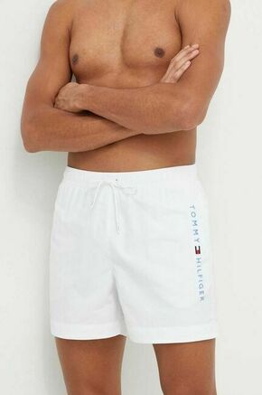 Kopalne kratke hlače Tommy Hilfiger bela barva - bela. Kopalne kratke hlače iz kolekcije Tommy Hilfiger
