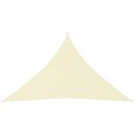 shumee Vrtno jadro Oxford Cloth Triangular 4x4x5,8 m Cream
