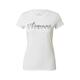 Bombažna kratka majica Armani Exchange bela barva - bela. Kratka majica iz kolekcije Armani Exchange. Model izdelan iz tanke, rahlo elastične pletenine.