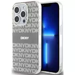 Ovitek DKNY PC/TPU Repeat Pattern Tonal Stripe Magsafe Case for iPhone 14 Pro Beige (DKHMP14LHRHSEE)
