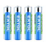 Extol Energy Baterija cinkov klorid, 4ks, 1,5V AAA (R03)