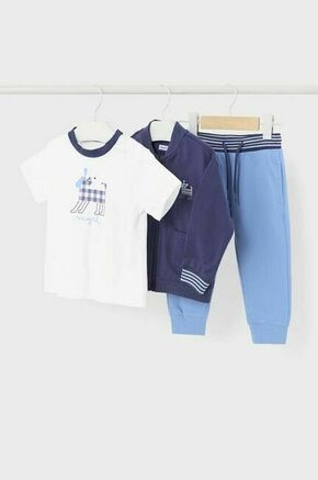Komplet za dojenčka Mayoral mornarsko modra barva - mornarsko modra. Komplet kratke majice
