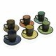 NEW Komplet Lončkov za Kavo Versa Camil Keramika