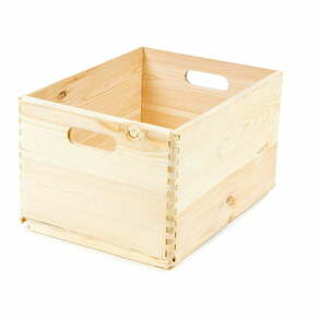 Škatla za shranjevanje iz borovega lesa Compactor Custom