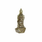 NEW Okrasna Figura DKD Home Decor Rjava Zlat Buda Orientalsko 15 x 9 x 30 cm