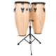Set conga bobnov City Latin Percussion - Set conga bobnov v barvi temnega lesa (LPA647-DW)