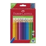 WEBHIDDENBRAND Faber-Castell Junior Trikotni svinčniki 30 barv + svinčnik