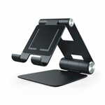 Satechi R1 aluminijasto nastavljivo stojalo za mobilni telefon in tablico, črno (ST-R1K)